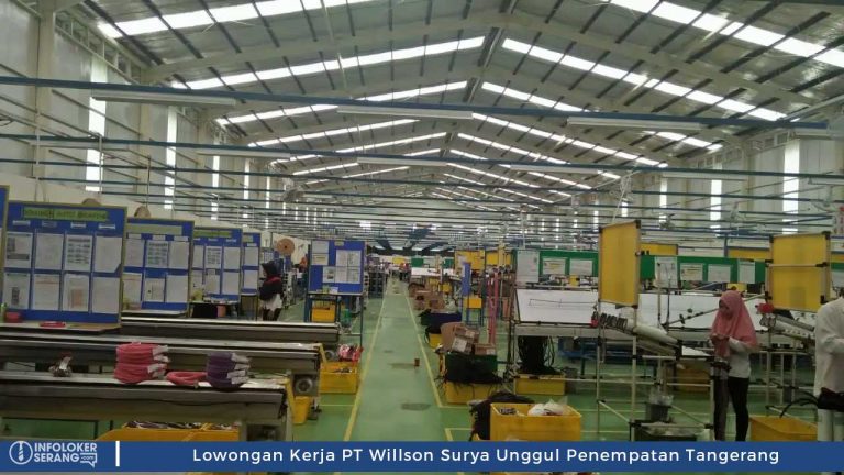 Lowongan Kerja PT Willson Surya Unggul Penempatan Tangerang