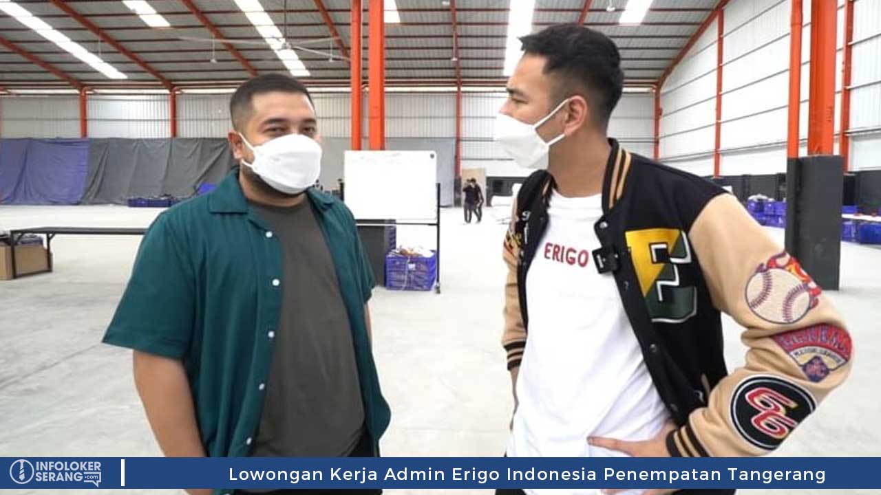 Lowongan Kerja Admin Erigo Indonesia Penempatan Tangerang